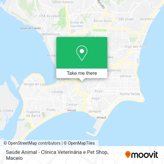 Saúde Animal - Clínica Veterinária e Pet Shop map