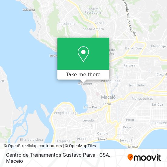 Centro de Treinamentos Gustavo Paiva - CSA map
