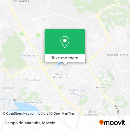 Campo do Marituba map