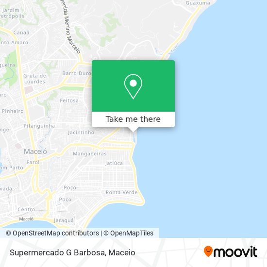 Mapa Supermercado G Barbosa