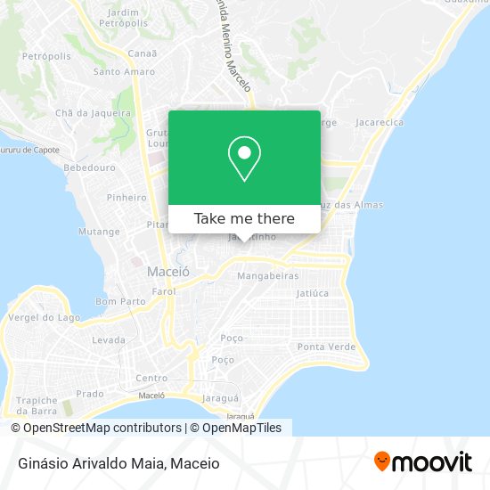 Ginásio Arivaldo Maia map