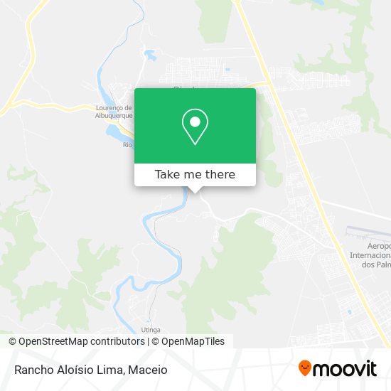 Rancho Aloísio Lima map
