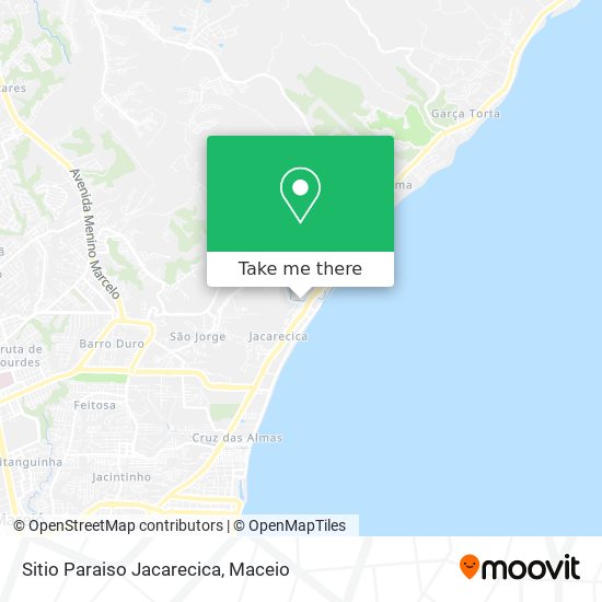 Sitio Paraiso Jacarecica map