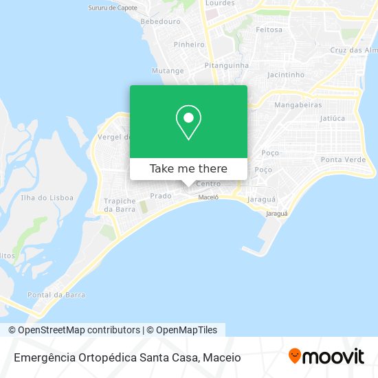 Mapa Emergência Ortopédica Santa Casa