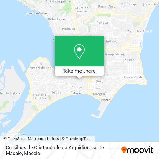 Cursilhos de Cristandade da Arquidiocese de Maceió map