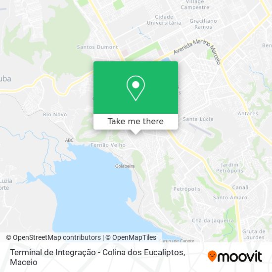 Terminal de Integração - Colina dos Eucaliptos map