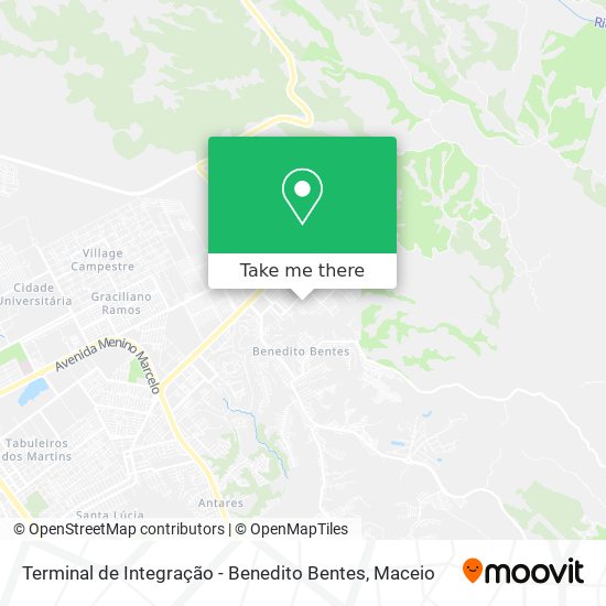 Terminal de Integração - Benedito Bentes map