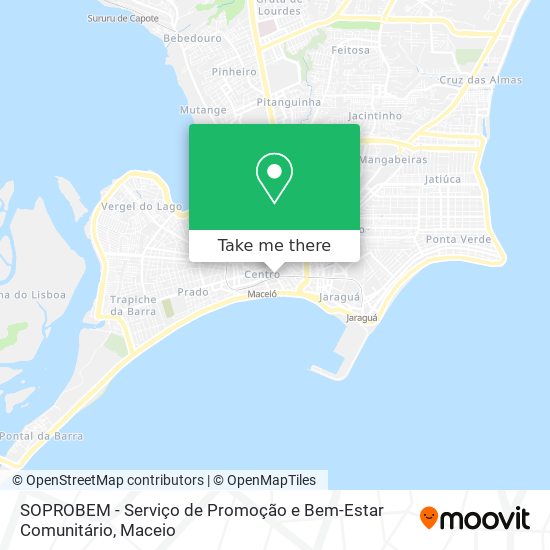 SOPROBEM - Serviço de Promoção e Bem-Estar Comunitário map