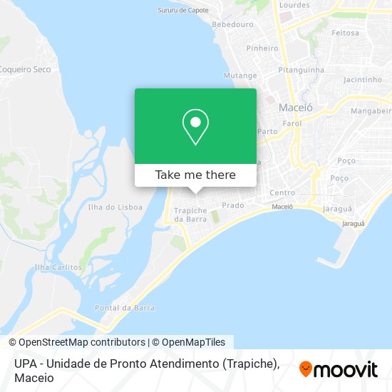 Mapa UPA - Unidade de Pronto Atendimento (Trapiche)