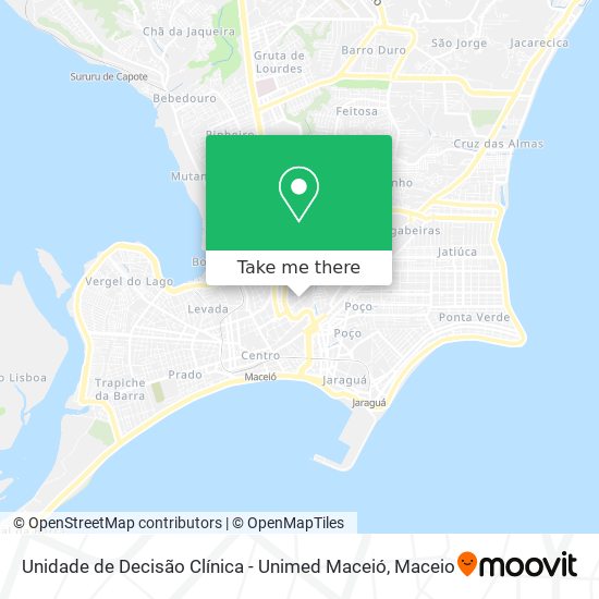 Unidade de Decisão Clínica - Unimed Maceió map
