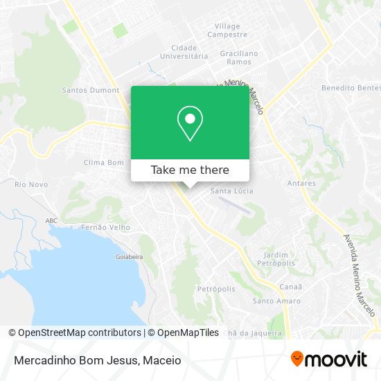 Mercadinho Bom Jesus map