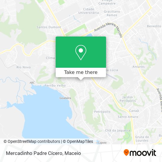 Mercadinho Padre Cícero map