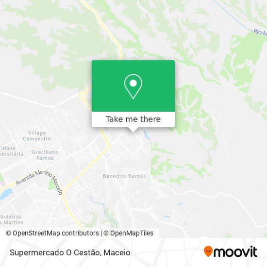 Mapa Supermercado O Cestão