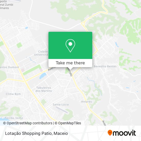 Mapa Lotação Shopping Patio
