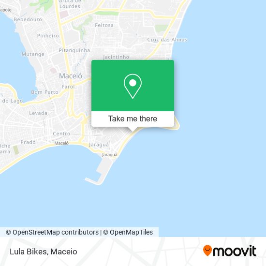 Lula Bikes map