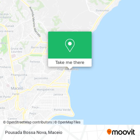 Pousada Bossa Nova map