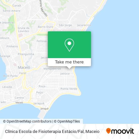 Clínica Escola de Fisioterapia Estácio / Fal map