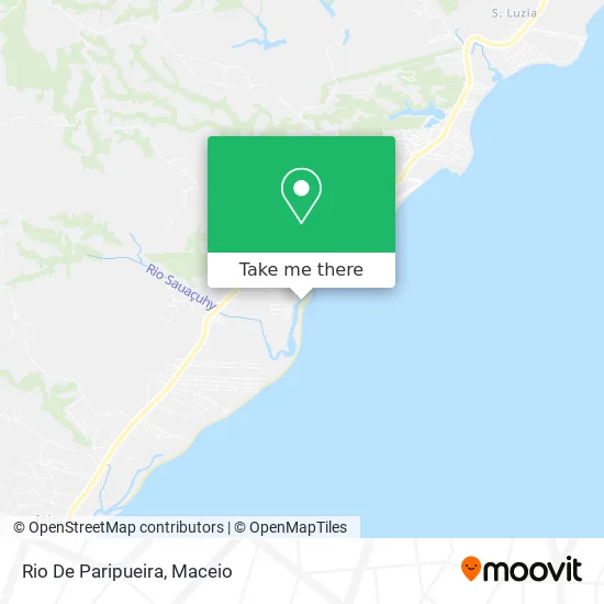 Rio De Paripueira map