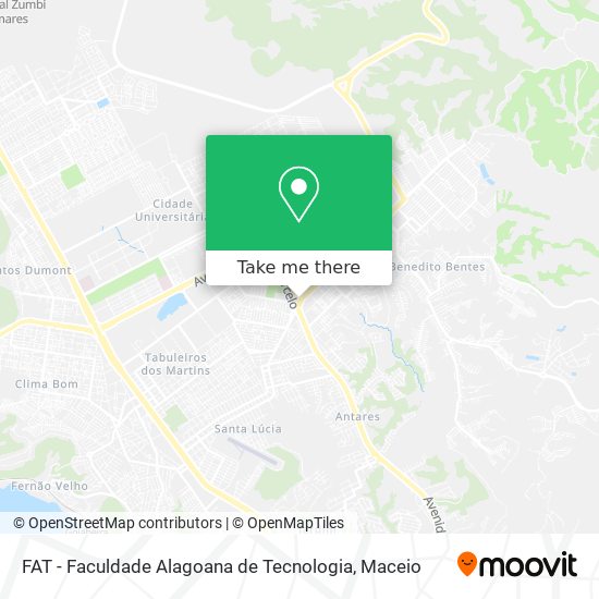 FAT - Faculdade Alagoana de Tecnologia map