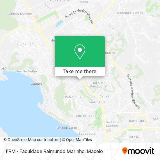 Mapa FRM - Faculdade Raimundo Marinho