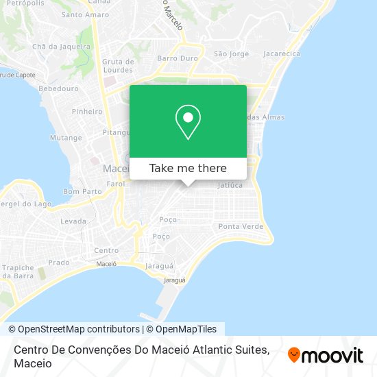 Centro De Convenções Do Maceió Atlantic Suites map