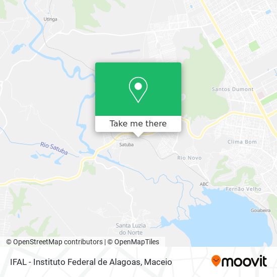 IFAL - Instituto Federal de Alagoas map