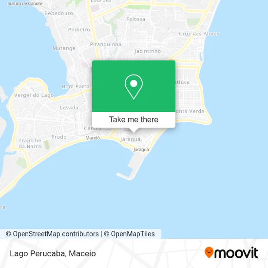 Lago Perucaba map