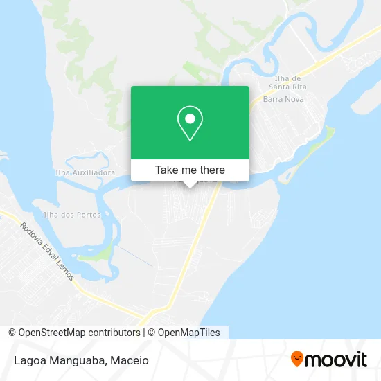 Lagoa Manguaba map