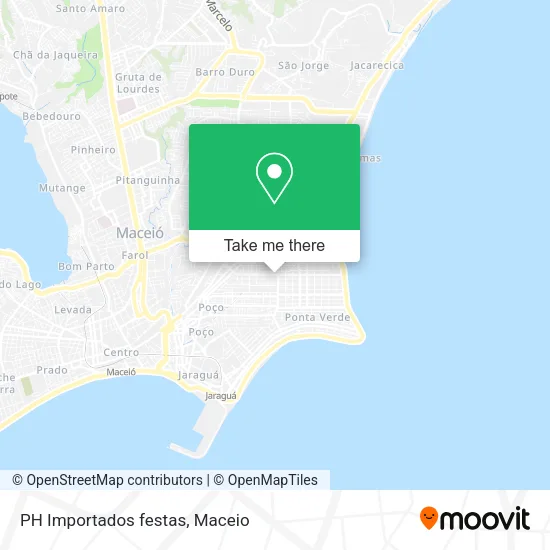 PH Importados festas map