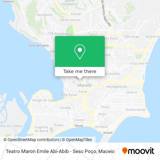 Teatro Maron Emile Abi-Abib - Sesc Poço map