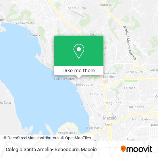 Colégio Santa Amélia- Bebedouro map