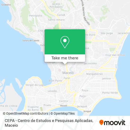 Mapa CEPA - Centro de Estudos e Pesquisas Aplicadas