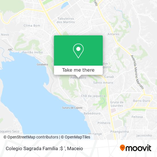 Colegio Sagrada Família :$ ' map
