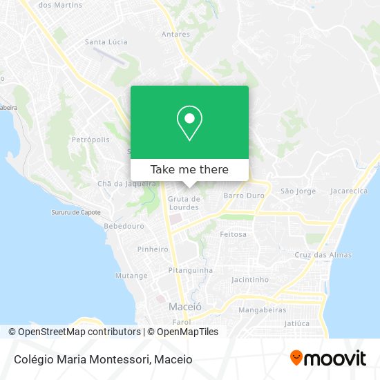 Colégio Maria Montessori map