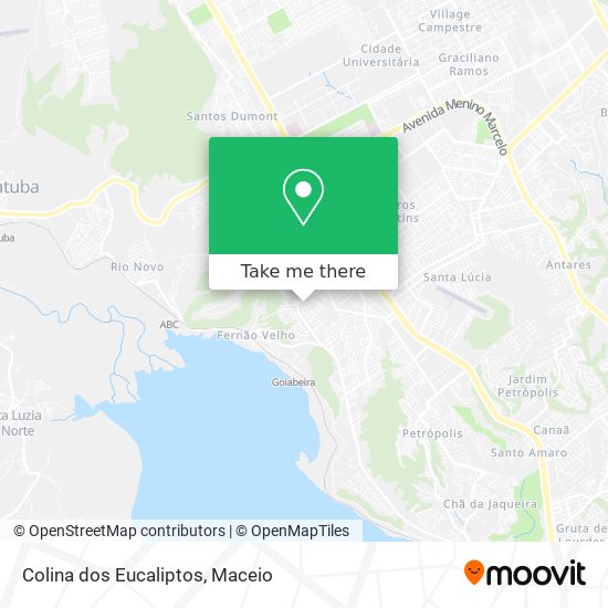 Colina dos Eucaliptos map