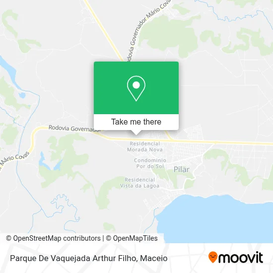 Parque De Vaquejada Arthur Filho map