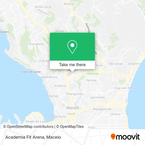 Academia Fit Arena map