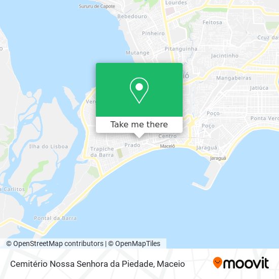 Mapa Cemitério Nossa Senhora da Piedade