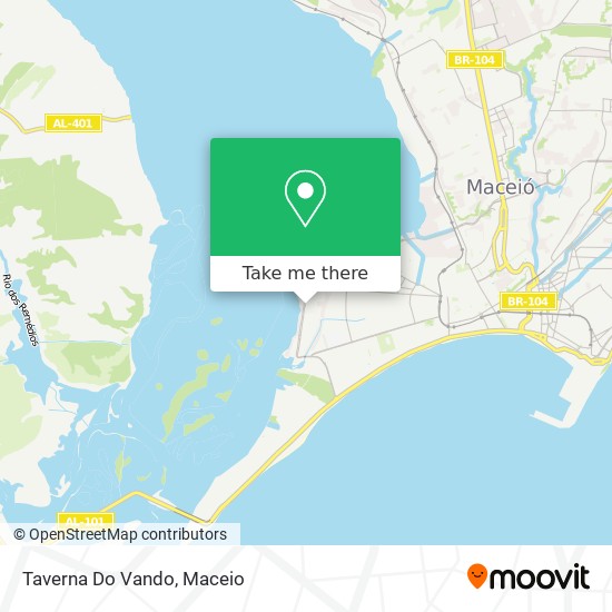 Mapa Taverna Do Vando