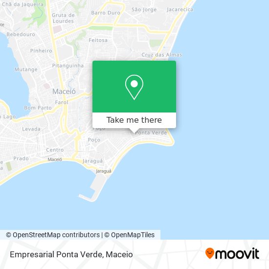 Empresarial Ponta Verde map