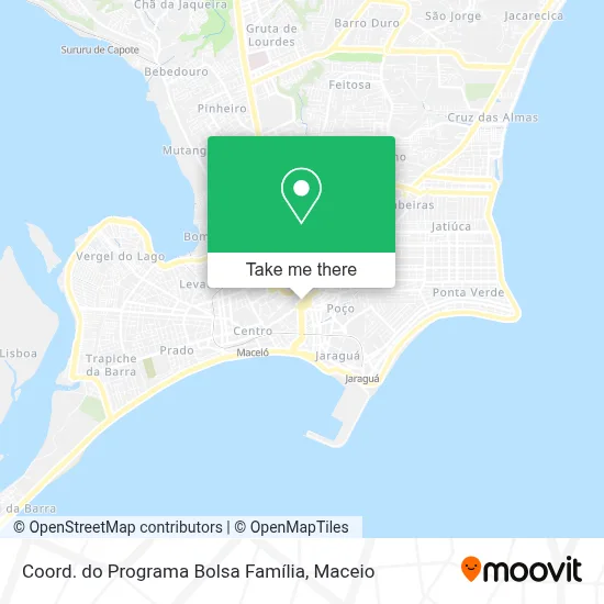 Coord. do Programa Bolsa Família map