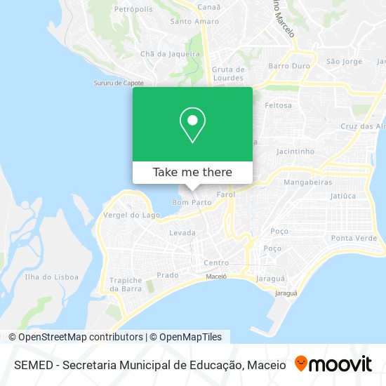 Mapa SEMED - Secretaria Municipal de Educação