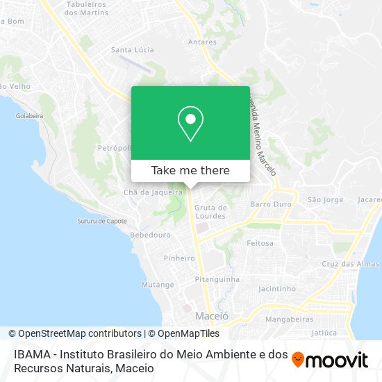 IBAMA - Instituto Brasileiro do Meio Ambiente e dos Recursos Naturais map
