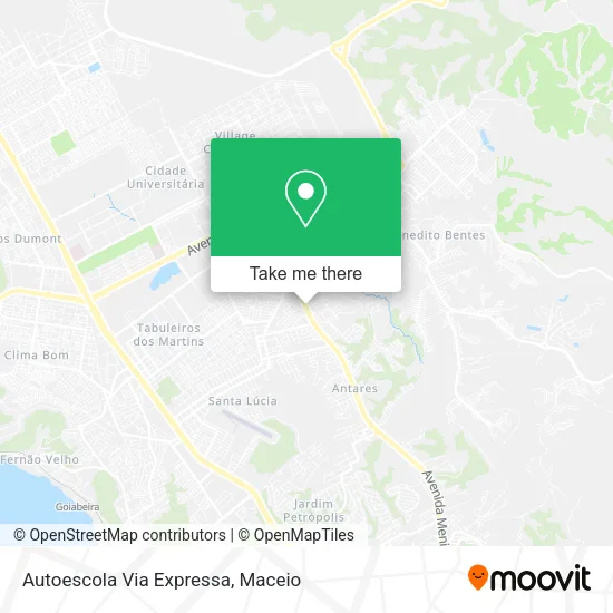 Autoescola Via Expressa map