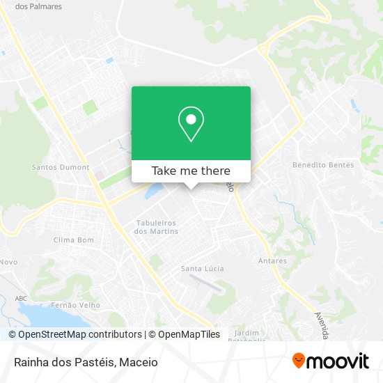 Rainha dos Pastéis map