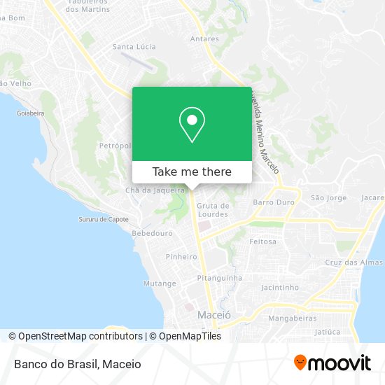 Banco do Brasil map