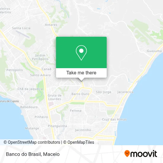 Banco do Brasil map