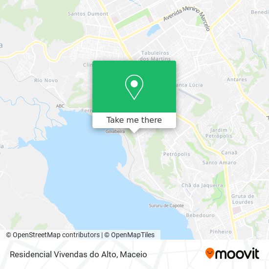 Residencial Vivendas do Alto map