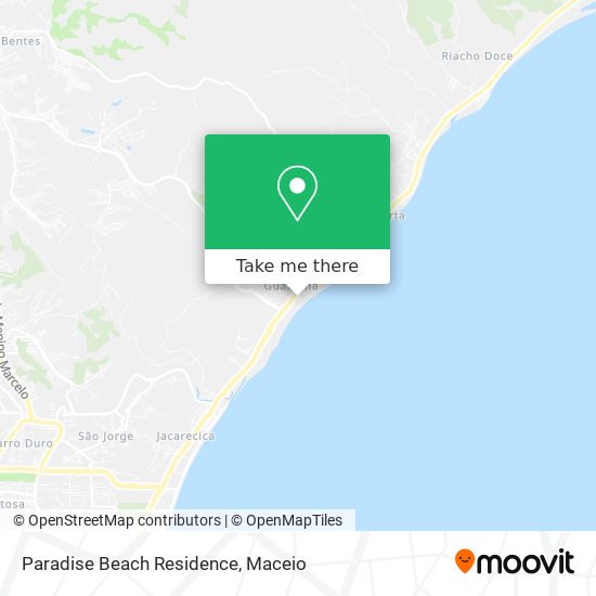 Paradise Beach Residence map