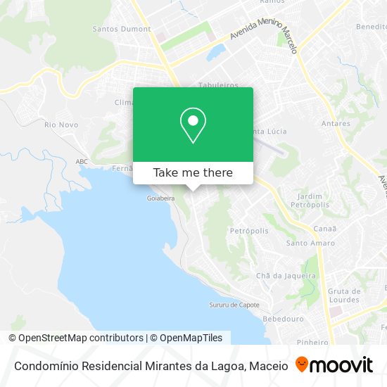 Condomínio Residencial Mirantes da Lagoa map